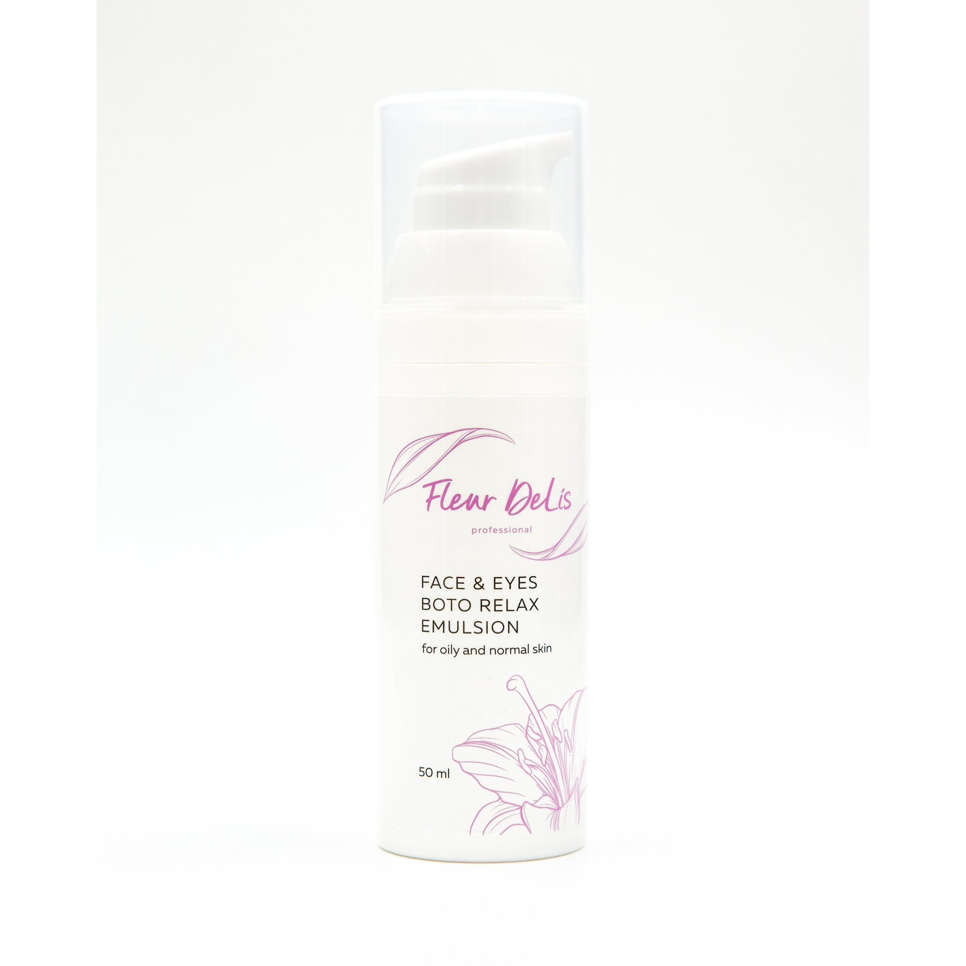 Face and Eyes Boto Relax Emulsion for oily and normal skin - Эмульсия для лица и век с эффектом ботокса для зрелой кожи, склонной к жирности