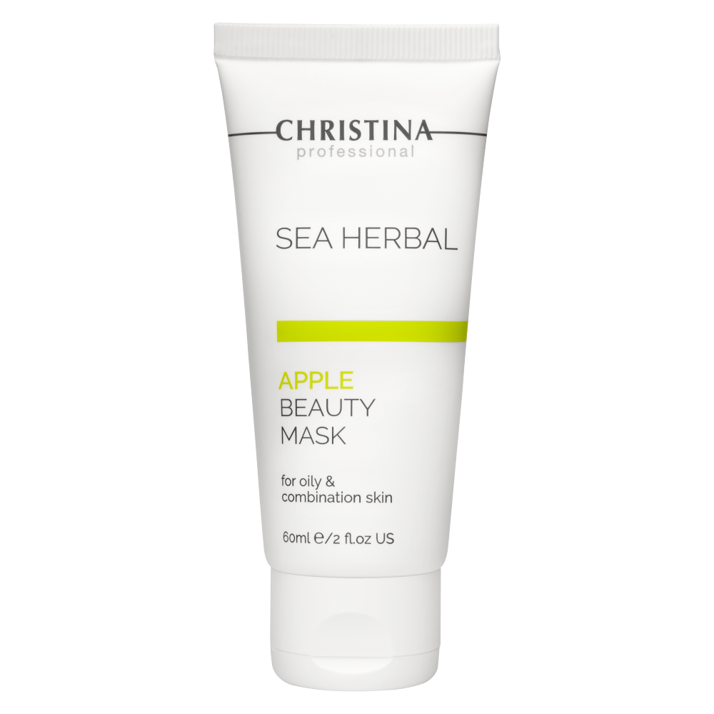 Sea Herbal Beauty Mask Apple - маска на основе морских трав для жир. и комб.кожи Яблоко 