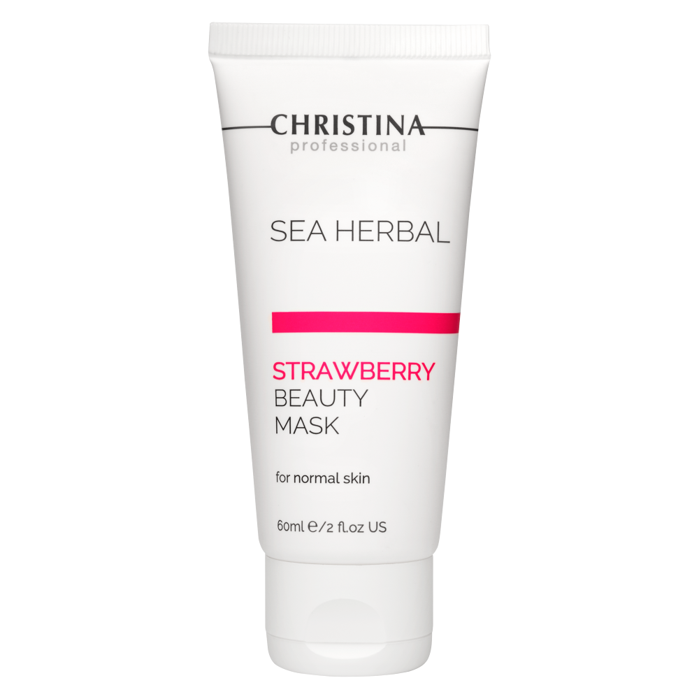 Sea Herbal Beauty Mask Strawberry for normal skin – маска красоты на основе морских трав для нормальной кожи Клубника