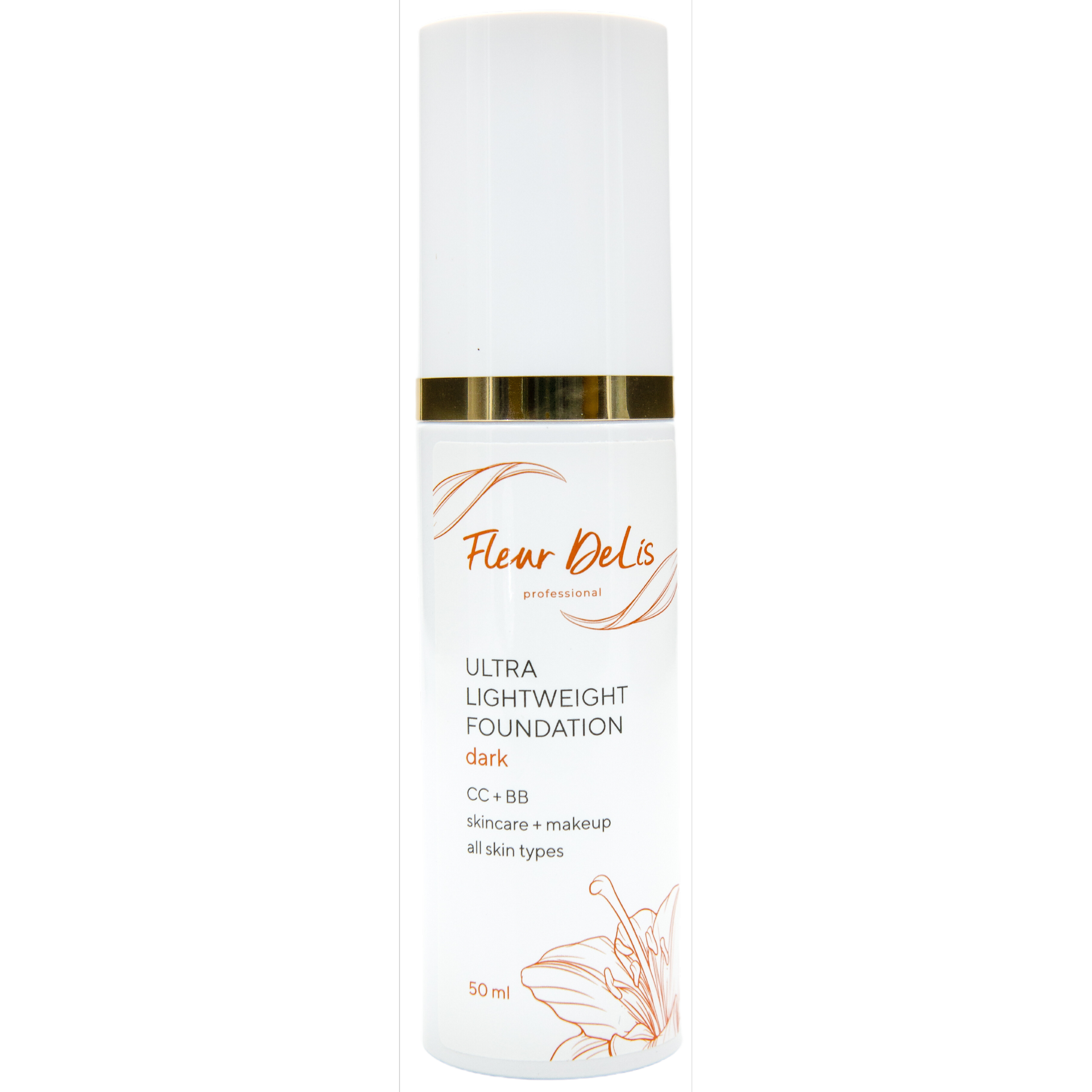 Ultra Lightweight Foundation Dark - Ультралёгкий увлажняющий крем СС+ВВ с тоном Dark