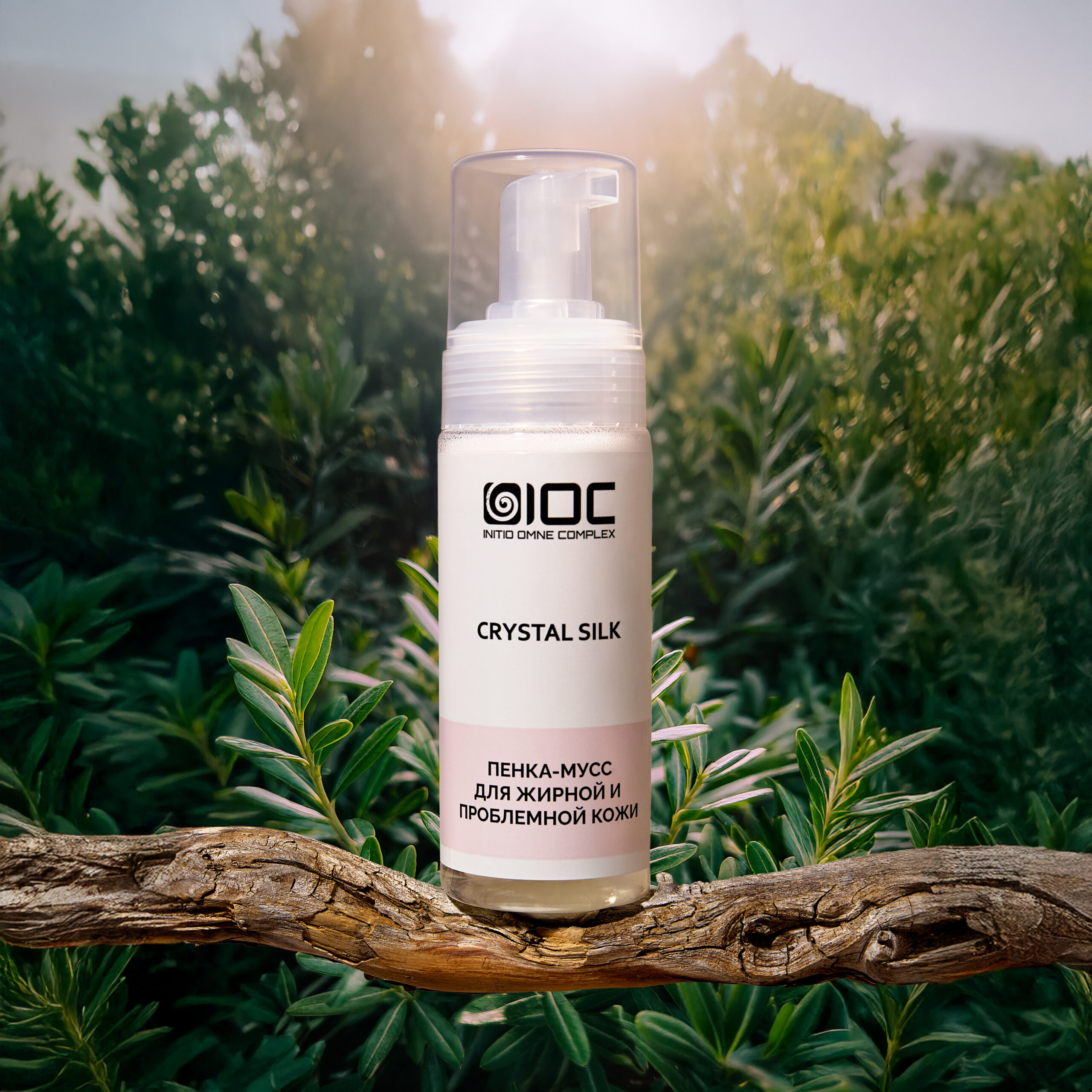 Пенка-мусс для жирной и проблемной кожи CRYSTAL SILK 