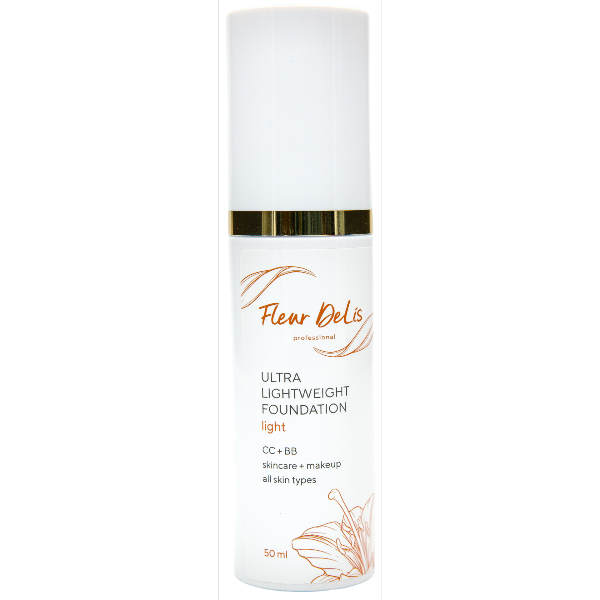 Ultra Lightweight Foundation Light - Ультралёгкий увлажняющий крем СС+ВВ с тоном Light 