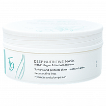 Deep Nutritive Mask with Collagen and Herbal Essences - Питательная крем-маска с морским коллагеном и экстрактами трав для лица, шеи и декольте